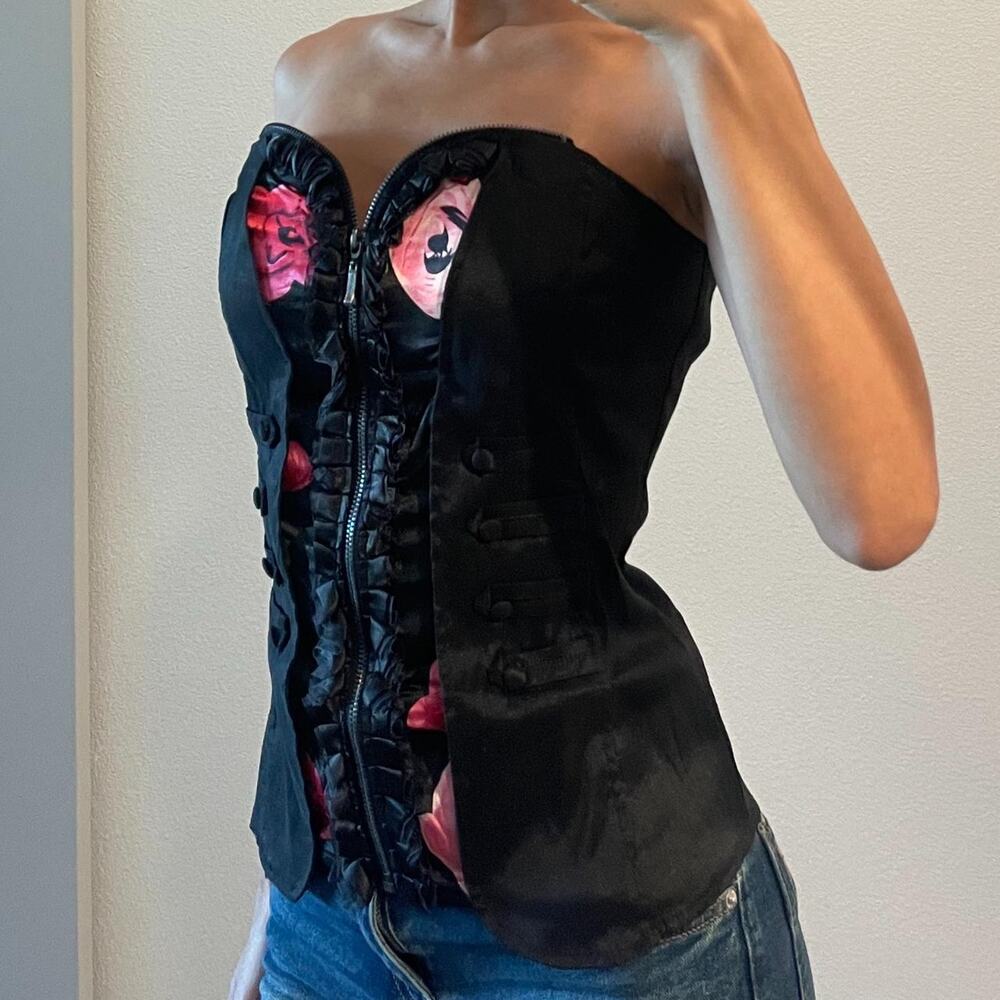 Black Y2k Corset